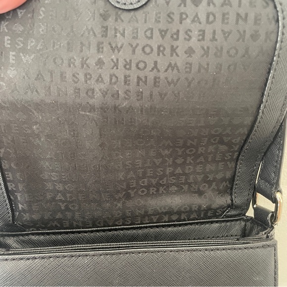 Kate Spade Crossbody Bag Black Small  7"W x 5"H - Picture 5 of 7